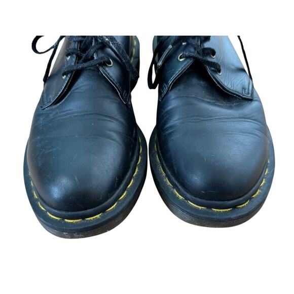 DR. MARTENS AirWair Unisex Vegan Black Oxford Shoes Air Cushion Men 7 Women 8 - Picture 5 of 13